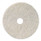 Boardwalk Natural Burnishing Floor Pads, 17" Diameter, White, 5/Carton