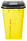 Brute Rollout Container, Square, Plastic, 50 Gal, Yellow