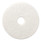 Boardwalk Polishing Floor Pads, 21" Diameter, White
