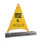 Pop Up Safety Cone, 3 X 2.5 X 30, Yellow
