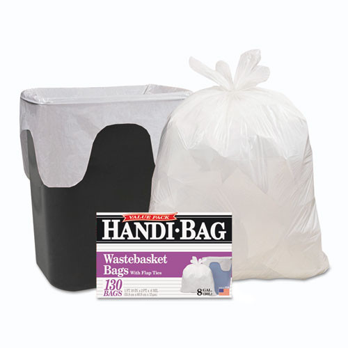 Super Value Pack, 13 Gal, 0.6 Mil, 23.75" X 28", White, 600/carton