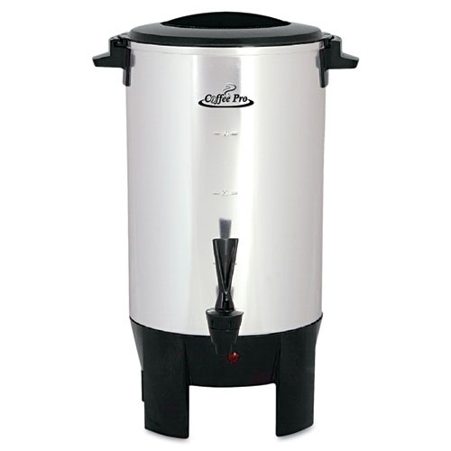Coffee Pro 30-Cup Percolating Urn, Stainless Steel
