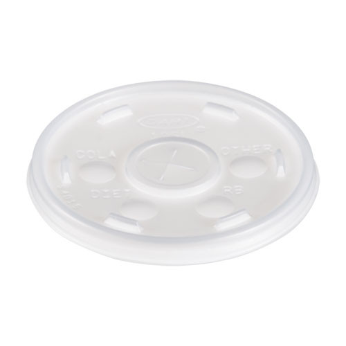 Cold Cup Lids, Fits 32 Oz Cups, Translucent, 100/sleeve, 10 Sleeves/carton