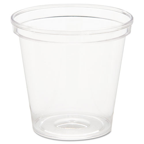 Comet Plastic Portion/shot Glass, 2 Oz, Clear, 50/pack, 50 Packs/carton