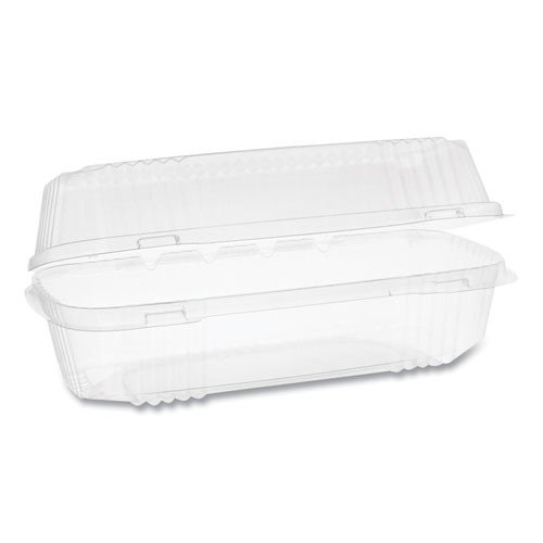 Clearview Smartlock Food Containers, Hoagie Container, 27 Oz, 9.25 X 4.5 X 3, Clear, 250/carton