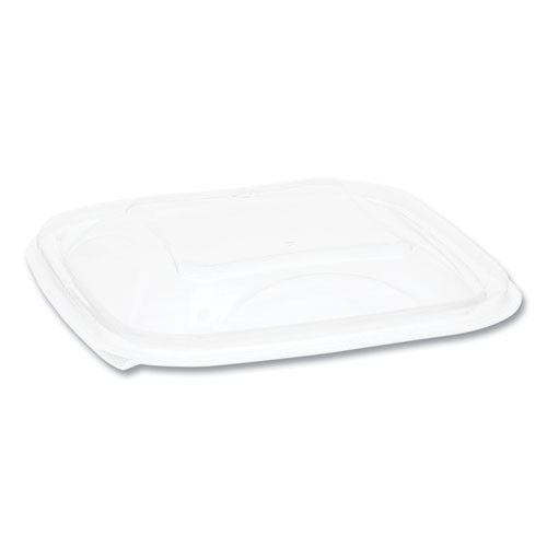 Earthchoice Pet Container Lids, For 8/12/16 Oz Container Bases, 5.5 X 5.5 X 0.38, Clear, 504/carton