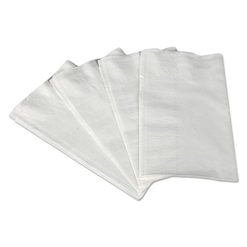 1/8-fold Dinner Napkins, 2-ply, 17 X 14 63/100, White, 250/pack, 12 Packs/carton