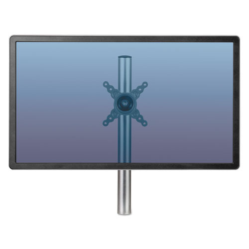 Lotus Single Monitor Arm Kit, For 26" Monitors, 180 Degree Rotation, 180 Degree Pan, Silver, Supports 17 Lb
