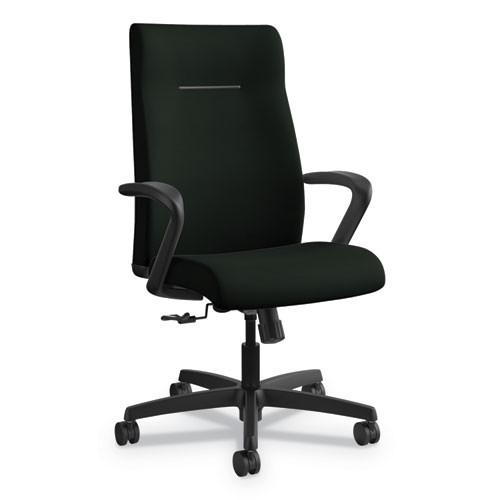 Ignition Series Executive High-back Chair, Supports Up To 300 Lb, 17.38" To 21.88" Seat Height, Black