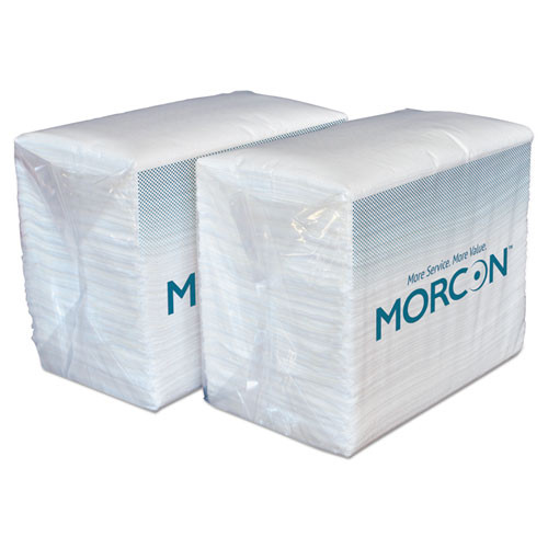 Morsoft Dinner Napkins, 1-ply, 15 X 17, White, 250/pack, 12 Packs/carton