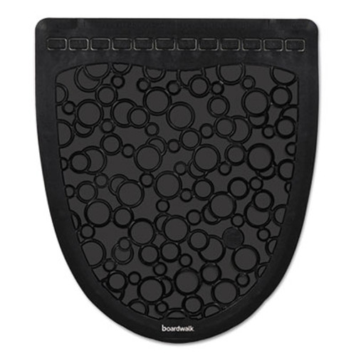 Boardwalk Urinal Mat 2.0, Rubber, 17.5 X 20, Black, 6/Carton