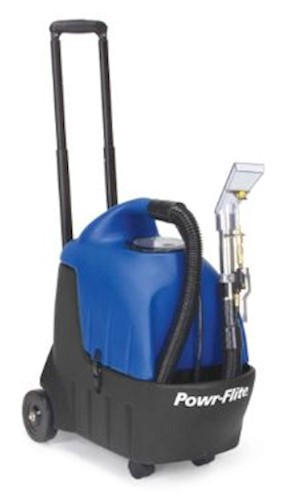 Powr-Flite Portable Carpet Spotter 3.5 Gallon with Detail Tool and 10' Stretch Hose