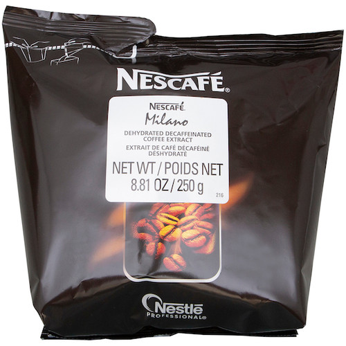 Nescafe Milano Decaffeinated Blend Coffee, 8.81 Ounce, 4 Per Case