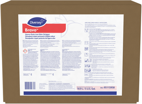 Diversey Bravo Heavy-Duty Low Odor Floor Stripper