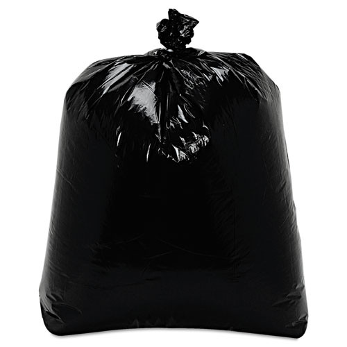 Low-density Can Liners, 33 Gal, 1.25 Mil, 33" X 39", Black, 100/carton