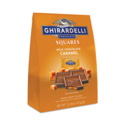 Ghirardelli Milk Chocolate And Caramel Chocolate Squares, 15.9 Oz Bag