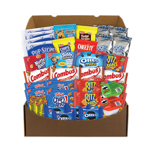 Snack Box Pros Quarantine Snack Box, 42 Assorted Snacks, 5 Lb Box