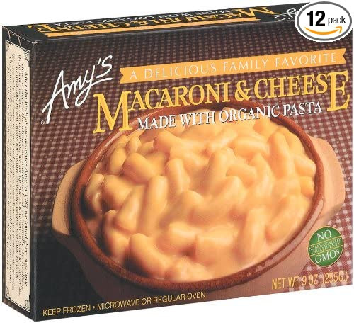 Amy's Macaroni And Cheese, 9 Oz Box, 4 Boxes/pack