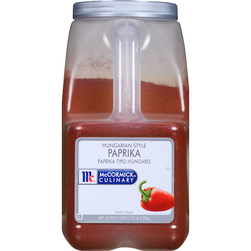 McCormick Hungarian Style Paprika, 5.25 Pound Container - 3 Per Case