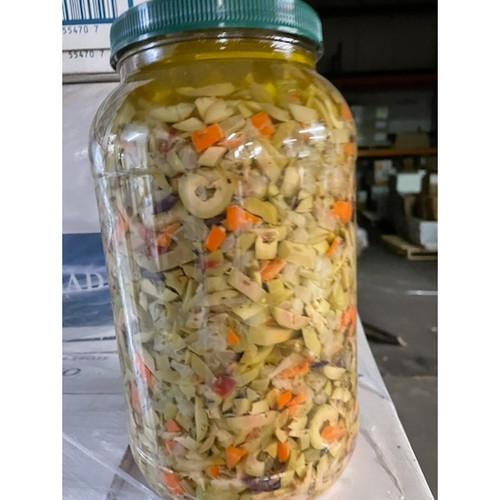 Gambinos Italian Olive Salad, 1 Gallon, 4 Per Case