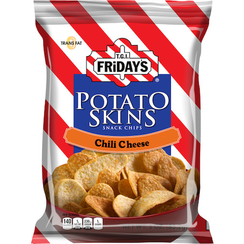 TGI Fridays Chili Cheese Potato Skins, 3 Ounce Per Bag - 6 Per Case