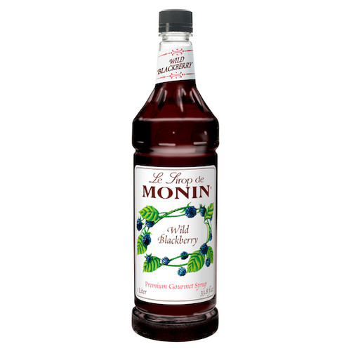 Monin Wild Blackberry Premium Flavoring Syrup 1 Liter