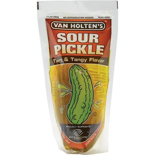 Van Holten s Jumbo Sour Pickle Packed In A Pouch, - 12 Per Case