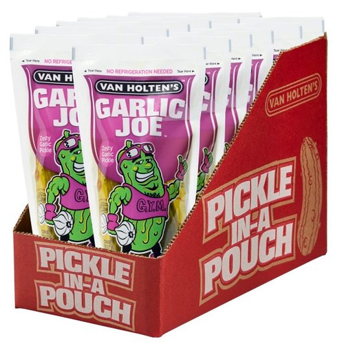 Van Holten s Garlic Joe Pickle, 1 Per Pouch - 12 Per Case