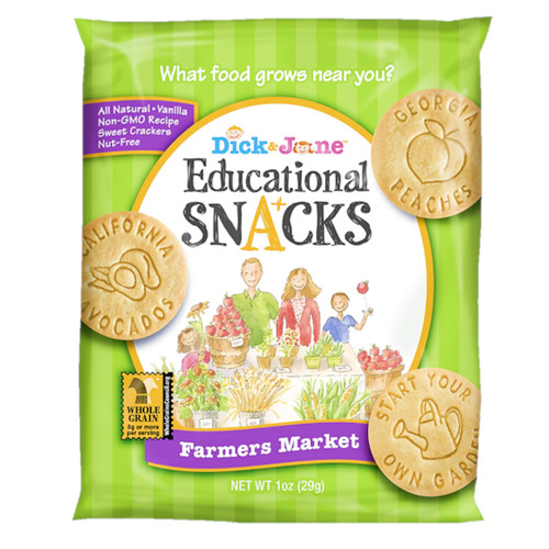 Dick And Jane Farmers Market Vanilla Snacks, 1 Ounce, 120 per Case