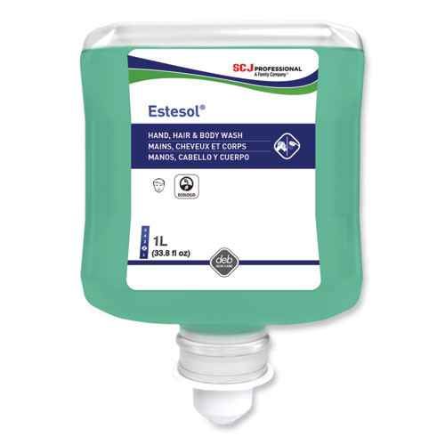 Estesol Hand, Hair And Body Cleaner, Rainforest Scent, 1 L Cartridge Refill, 6/carton