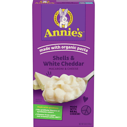 Annie s White Cheddar Macaroni & Cheese, 6 Ounce, 12 Per Case