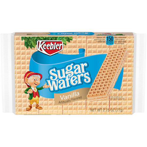 Keebler Vanilla Sugar Wafer Cookie, 2.75 Ounces, 144 Per Case