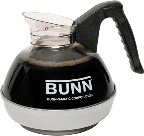 Bunn Easy Pour Black Coffee Decanter, 64 Ounce, 24 Per Case