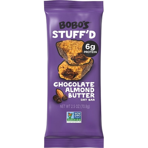 Bobo s Chocolate Almond Nut Butter Filled Oat Bar, 2.5 Ounces, 48 Per Case