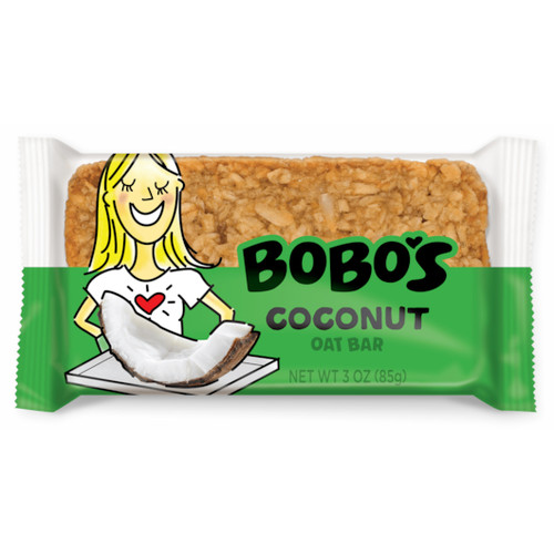 Bobo s Gluten Free, Vegan Coconut Oat Bars, 3 Ounces, 48 Per Case