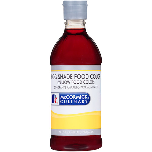 Mccormick Culinary Yellow (Egg Shade) Food Color, 16 Fluid Ounce, 6 Per Case