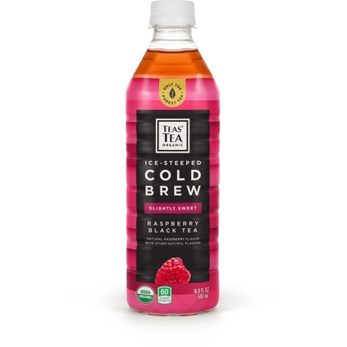 Teas Tea Cold Brew Raspberry Black Tea, 16.9 Fluid Ounces, 12 Per Case