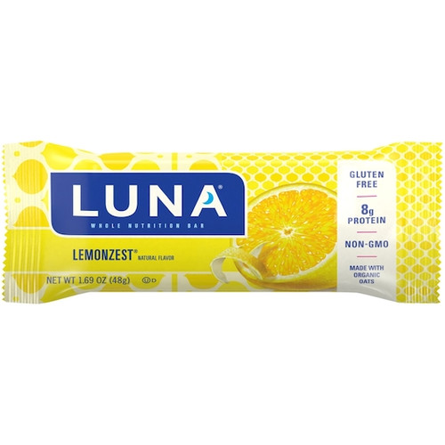 Luna Lemon Zest Snack Bar, 1.7 Ounce, 240 Per Case