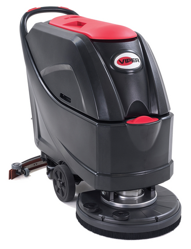 Viper AS5160 Walk Behind 20" Floor Scrubber 31" Squeegee Assembly, 25-amp shelf charger, 120 a/h TPPL batteries