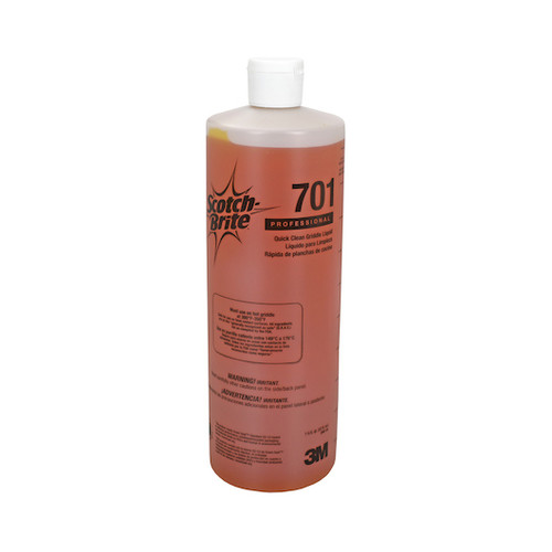 Scotch Brite Quick Clean Griddle Liquid Bottle, 1 Quart, 4 Per Case