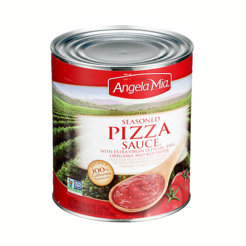Angela Mia Fully Prepared Seasoned Pizza Sauce, 106 Ounce, 6 Per Case