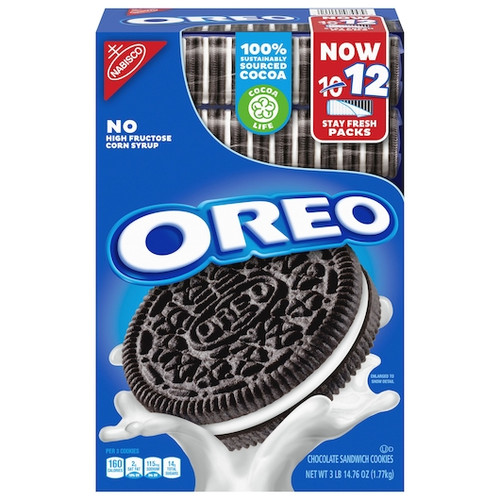 Oreo Original Chocolate Sandwich Cookies, 62.76 Ounce, 6 Per Case