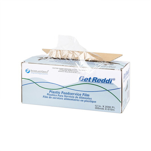 Pitt Plastics Wrap Film 12X2000 With Cutter, 1 Count, 2000 Per Box, 1 Per Case