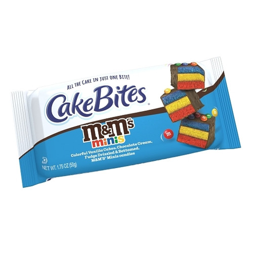 Mars M&M Cakebites Single Serve, 2 Ounce, 12 Per Box, 8 Per Case