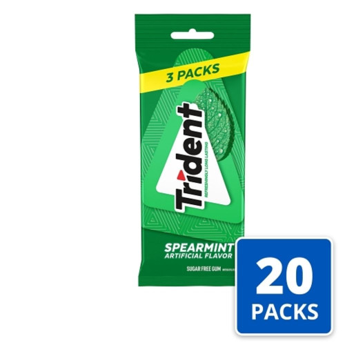 Trident Spearmint Sugar Free Gum