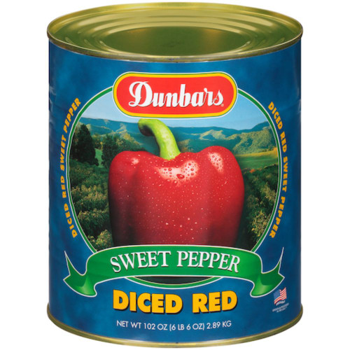 Dunbar Diced Red Peppers