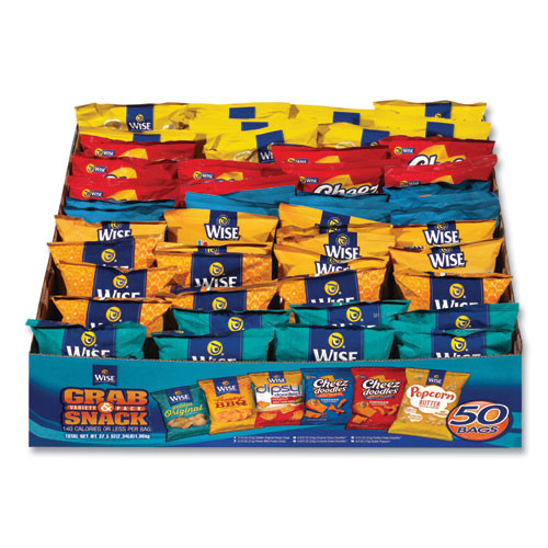 Wise Grab And Snack Variety Pack, Assorted Flavors, 50/pack