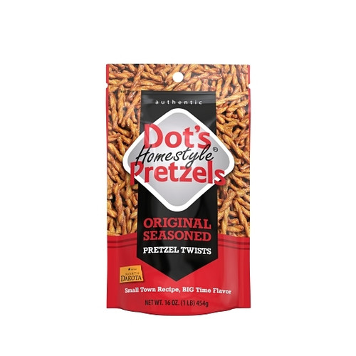 Dot s Original Seasoned Pretzel Twists Case, 16 Ounce, 10 Per Case