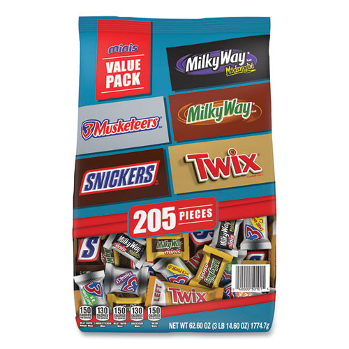 MARS Minis Mix Variety Pack, 62.6 Oz Bag