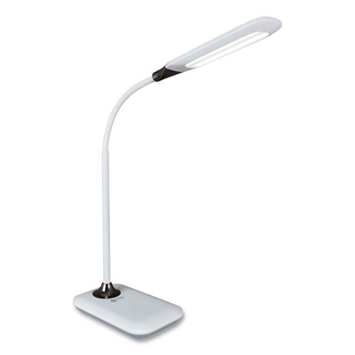 OttLite Wellness Series Sanitizing Enhance LED Desk Lamp, 8.5" To 11" High, White